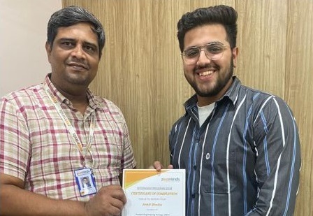 Students learning practical tech skills